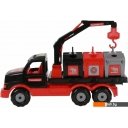 Игрушечный транспорт Полесье Автомобиль-контейнеровоз Mammoet 68507