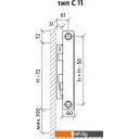 Радиаторы отопления Royal Thermo Compact C11-500-500 (Bianco Traffico)