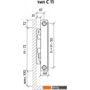 Радиаторы отопления Royal Thermo Compact C11-500-500 (Bianco Traffico)