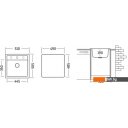 Кухонные мойки Ukinox Двина (10/черный)