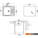 Кухонные мойки Ukinox Комфорт COM580.480 --GT6K 2L- Кухонные мойки Ukinox Комфорт COM580.480 --GT6K 2L-