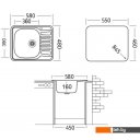 Кухонные мойки Ukinox Комфорт COM580.480 --GT6K 2L-