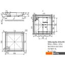 Душевые поддоны Универсал Классик 80x80