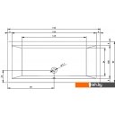 Ванны Riho Lugo 180x80 BT02 (с ножками)