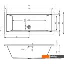 Ванны Riho Lusso 170x75 (с ножками)