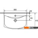 Умывальники Cersanit CARINA 60 60x41.5