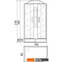Душевые кабины River Nara 100/80/26 MT L