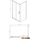 Душевые кабины Adema Glass Line Direct-120 (прозрачное стекло)