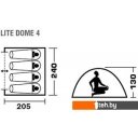Палатки Jungle Camp Lite Dome 4 (зеленый/серый)