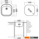 Кухонные мойки Ukinox Галант GAM465.488 GT6K 0C