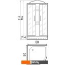 Душевые кабины River Nara Light 80/15 MT