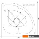 Ванны Aquanet Fregate 120x120