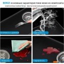Кухонные мойки Berge BR-4200 (графит матовый)