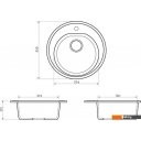 Кухонные мойки Berge BR-5200 (графит матовый)