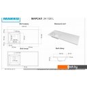 Умывальники Marko Марсал 1200 (левый)