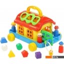 Развивающие игрушки Полесье Сказочный домик на колесиках (в сеточке)