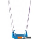 Детские спортивные комплексы и игровые площадки Midzumi Пластиковые навесные качели 3 в 1 (голубой/желтый/малиновый)