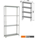 Полки, стеллажи, системы хранения Brabix Ms Kd-185/30-4 291114 Полки, стеллажи, системы хранения Brabix Ms Kd-185/30-4 291114