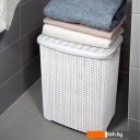 Ящики, корзины, органайзеры ВиолетПласт Вязь 40 л 204006 (белый)