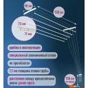 Сушилки для белья Comfort Alumin Потолочная 5 прутьев 130 см (алюминий/белый)