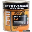Краски и эмали Dali Молотковая по ржавчине 3 в 1 0.75 л (черный)