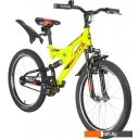 Детские велосипеды Novatrack Shark 20 2020 20SS1V.SHARK.GN20 (зеленый)