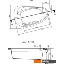 Ванны Cersanit Joanna New 140x90 (левая)