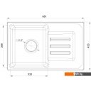 Кухонные мойки GranFest SMART GF-SM680L (бежевый)