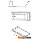 Ванны Cersanit Lorena 150x70 (с каркасом и экраном)