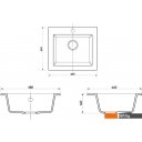 Кухонные мойки Berge BR-4803 (белый матовый)