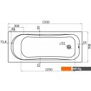 Ванны Santek Тенерифе 150x70 без гидромассажа [WH302213]