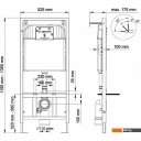 Инсталляции для унитазов, раковин, биде и писсуаров Berges Wasserhaus Novum R1 040221