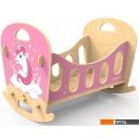 Кукольные домики Woody Кроватка-качалка Единорог 02758
