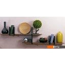 Полки, стеллажи, системы хранения Глазов Nature 18 (дуб табачный craft/черный)