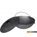 Казаны Биол татарский чугунный с дужкой и крышкой 15 л