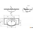 Умывальники Belux Рояль 1100 110.9x56.4