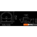 Умывальники Cersanit Erica 55 55x45.2 (S-UM-ERI55-1-w)