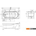 Ванны Ventospa Aqua 150x70 (с ножками)