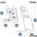 Стульчики для кормления Pituso Triola (темно-серый)