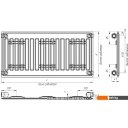 Радиаторы отопления Лидея ЛК 10-504 тип 10 500x400