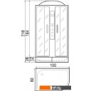 Душевые кабины River Nara 100/80/26 MT R