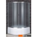 Душевые кабины Coliseum Отлон Т-100 100x100 (хром/тонированное стекло)