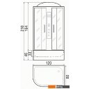 Душевые кабины River Dunay 120/80/46 TH L