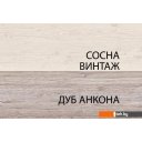 Полки, стеллажи, системы хранения Anrex MONAKO сосна винтаж/дуб анкона