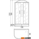 Душевые кабины River Dunay 120/90/24 MT R