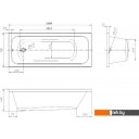 Ванны Ventospa Mitra 160x70 (с ножками)