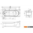 Ванны Ventospa Aqua 170x70 (с ножками)
