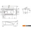 Ванны Ventospa Serena LA 160x70 (с ножками)