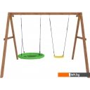 Детские спортивные комплексы и игровые площадки Красная звезда с качелями гнездо Свиби Р911-19