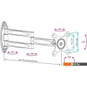 Кронштейны VLK TRENTO-15b (черный)